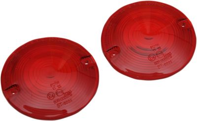 20200639 - DRAG SPECIALTIES REPLACEMENT RED TURN SIGNAL LENSES