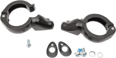 20201272 - DRAG SPECIALTIES TURN SIGNAL FORK CLAMPS 49MM BLACK