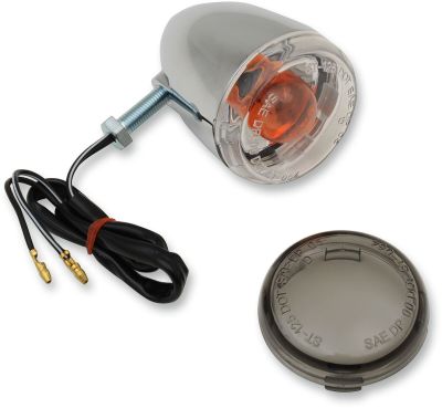 20201379 - DRAG SPECIALTIES TURN SIGNAL UNIVERSAL REAR SMOKE LENS