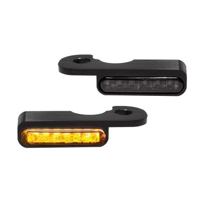 20201487 - HeinzBikes Handlebar Mounting LED Blinkers Amber/Black