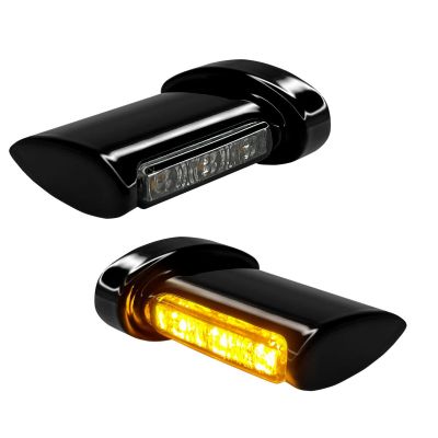 20201499 - HeinzBikes Turn-Signal Winglets Fender LED Amber/Black