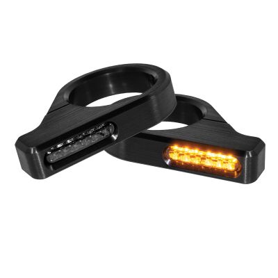 20201503 - HeinzBikes Turn-Signal ZC-Line CLASSIC LED Fork Mounting Black