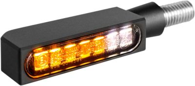 20201713 - HeinzBikes Turn-Signal BLOKK-Line LED w/Position Light Amber/Black