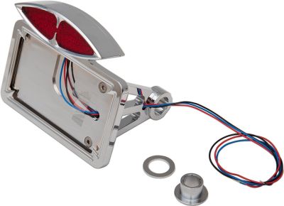 20300169 - DRAG SPECIALTIES TAILLIGHT LED DECO W/ HORIZONTAL SIDE-MOUNT LICENSE P...