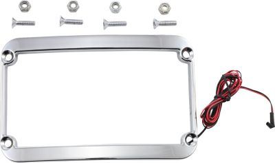 20300803 - KLOCK WERKS LICENSE PLATE FRAME LIGHTED CHROME