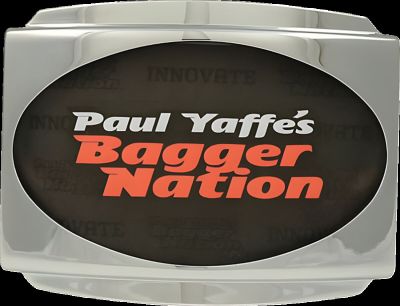 20302352 - PAUL YAFFE FRAME LICENSE PLATE STEALTH W/LIGHT CHROME