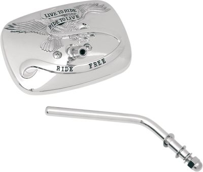 2031701 - EMGO MIRROR LIVE TO RIDE RIGHT CHROME