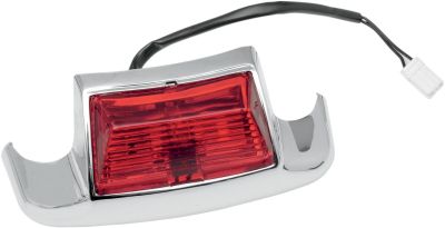 20400580 - DRAG SPECIALTIES REAR FENDER TIP LIGHT RED LENS CHROME