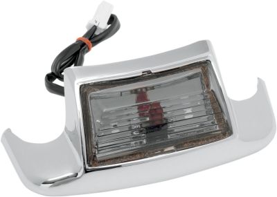 20400584 - DRAG SPECIALTIES REAR FENDER TIP LIGHT SMOKE LENS CHROME