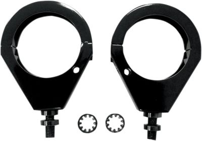 20401127 - DRAG SPECIALTIES TURN SIGNAL FORK CLAMP 49MM BLACK