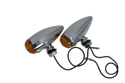 20401768 - DRAG SPECIALTIES LIGHTS MARKER CHROME AMBER