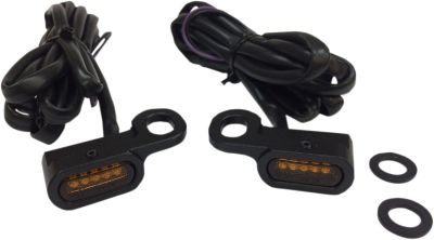 20402130 - DRAG SPECIALTIES LIGHTS MARKER HANDLEBAR BLACK/AMBER LED