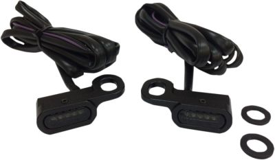 20402131 - DRAG SPECIALTIES LIGHTS MARKER HANDLEBAR BLACK/SMOKE LED