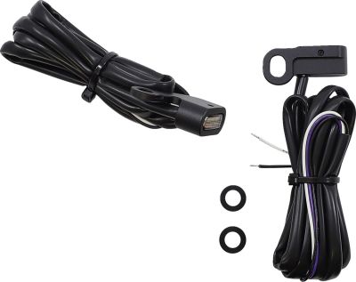 20402784 - DRAG SPECIALTIES LIGHTS MKR MB WH/AMBR 96-