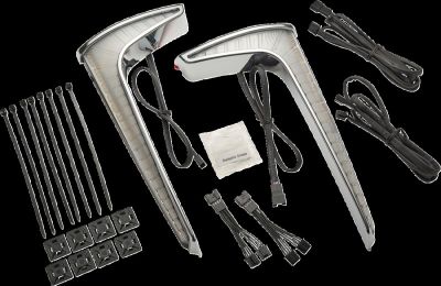 20403227 - CIRO 3D LIGHTS LOWER FAIRING INDIAN CHROME