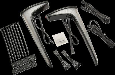 20403228 - CIRO 3D LIGHTS LOWER FAIRING INDIAN BLACK