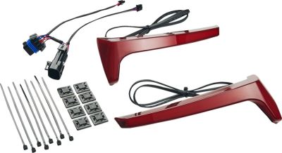 20403252 - CIRO 3D LIGHTS SADDLEBAG RED LENS, RED T-SIGNAL INDIAN