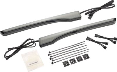 20403397 - CIRO 3D LIGHT SPAR SIDE TOURING TRUNK INDIAN BLK W/LGHT SMOKE LENS