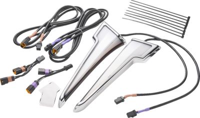 20403431 - CIRO 3D LIGHT FAIRING LED QUILL W/T-SIGNAL STREET GLIDE CHROME