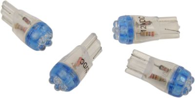 20600008 - DRAG SPECIALTIES MINI WEDGE LED BULB BLUE 12V