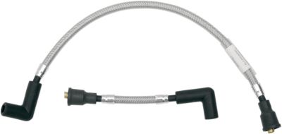 21040096 - MAGNUM IGNITION WIRE BRAIDED STAINLESS POLISHED BLACK