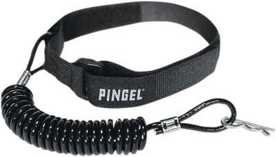 21060030 - PINGEL BLACK KILL SWITCH TETHER CORD WITH WRISTBAND