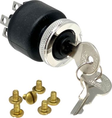 21060617 - NAMZ SWITCH IGNITION KEY-START UNIVERSAL MARINE GRADE POLISHED SS