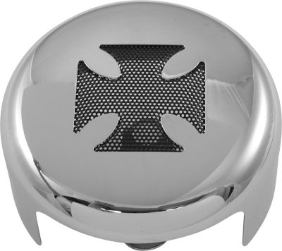 21070026 - DRAG SPECIALTIES COVER HORN CROSS CHROME