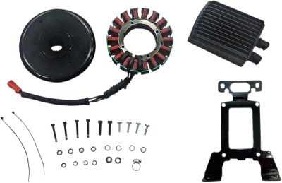 21121205 - DRAG SPECIALTIES CHARGING KIT 54A HIGH-OUTPUT BLACK