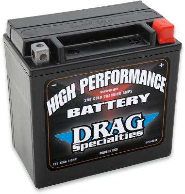 21130447 - DRAG SPECIALTIES BATTERY MAINTENANCE FREE AGM 12V LEAD ACID REPLACEMEN...