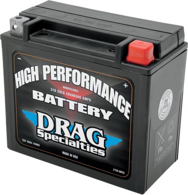 21130449 - DRAG SPECIALTIES BATTERY HIGH PERFORMANCE AGM 12V LEAD ACID REPLACEMEN...