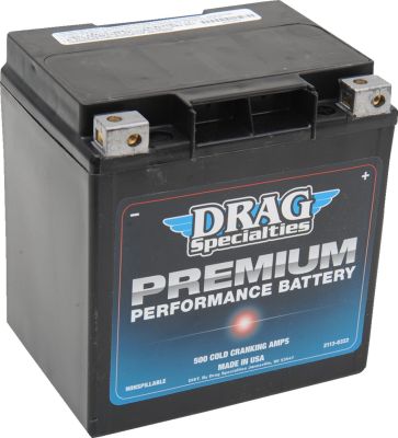 21130455 - DRAG SPECIALTIES BATTERY PREMIUM (GYZ) 12V LEAD ACID REPLACEMENT 166 M...