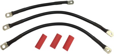 21130661 - DRAG SPECIALTIES BATTERY CABLE KIT BLACK