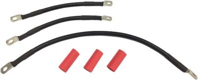 21130664 - DRAG SPECIALTIES BATTERY CABLE KIT BLACK