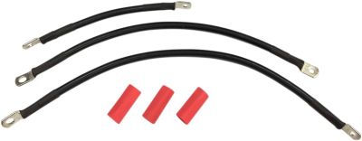 21130667 - DRAG SPECIALTIES BATTERY CABLE KIT BLACK