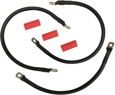 21130668 - DRAG SPECIALTIES BATTERY CABLE KIT BLACK