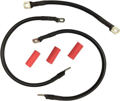 21130669 - DRAG SPECIALTIES BATTERY CABLE KIT BLACK