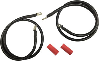 21130670 - DRAG SPECIALTIES BATTERY CABLE KIT BLACK