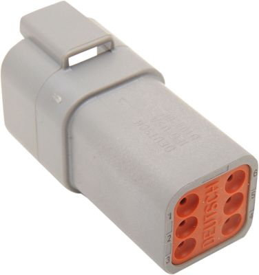 21200045 - NAMZ RECEPTACLE DEUTSCH DT-SERIES 6-PIN GREY