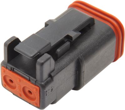 21200052 - NAMZ PLUG DEUTSCH DT-SERIES 2-SOCKET BLACK