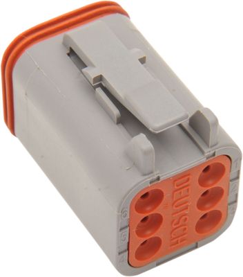 21200057 - NAMZ PLUG DEUTSCH DT-SERIES 6-SOCKET GREY