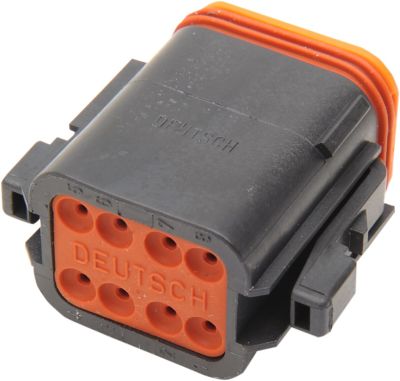21200060 - NAMZ PLUG DEUTSCH DT-SERIES 8-SOCKET BLACK