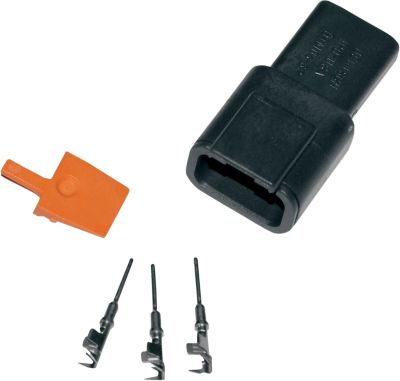 21200311 - NAMZ RECEPTACLE DEUTSCH DTM 3-PIN CONNECTOR KIT BLACK