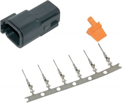 21200392 - NAMZ RECEPTACLE DEUTSCH DTM 6-PIN CONNECTOR KIT BLACK