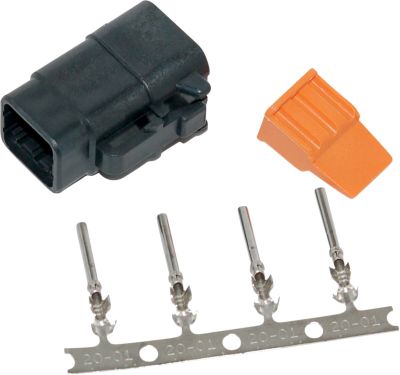21200396 - NAMZ PLUG DEUTSCH DTM 4-SOCKET CONNECTOR KIT BLACK