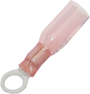 21200589 - NAMZ RING TERMINAL Ø #10 18-22 GAUGE (0,6-1MM) W/ HEAT SHRINK 25 PK