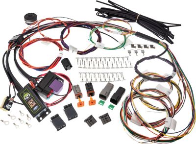 21201403 - NAMZ HARNESS COMPLETE WHITE/AMBER LED TURN SIGNALS