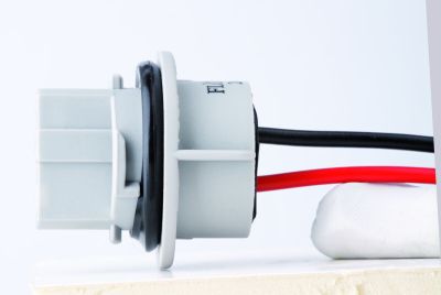 21300184 - FLOSSER SOCKET FOR W3X16Q GLASS WEDGE BULB  WITH CABLE