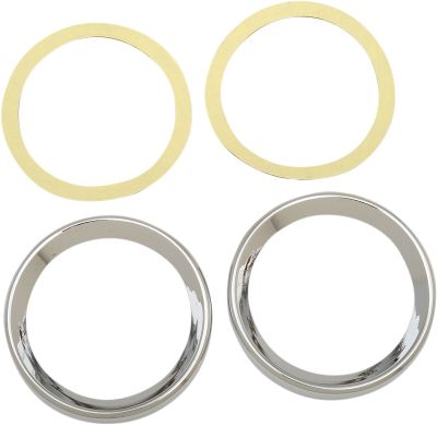 22020060 - DRAG SPECIALTIES GAUGE BEZEL 3.625