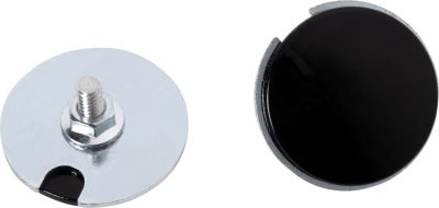 22020305 - LA CHOPPERS COVERS MIRROR GLOSS BLACK SG 23+